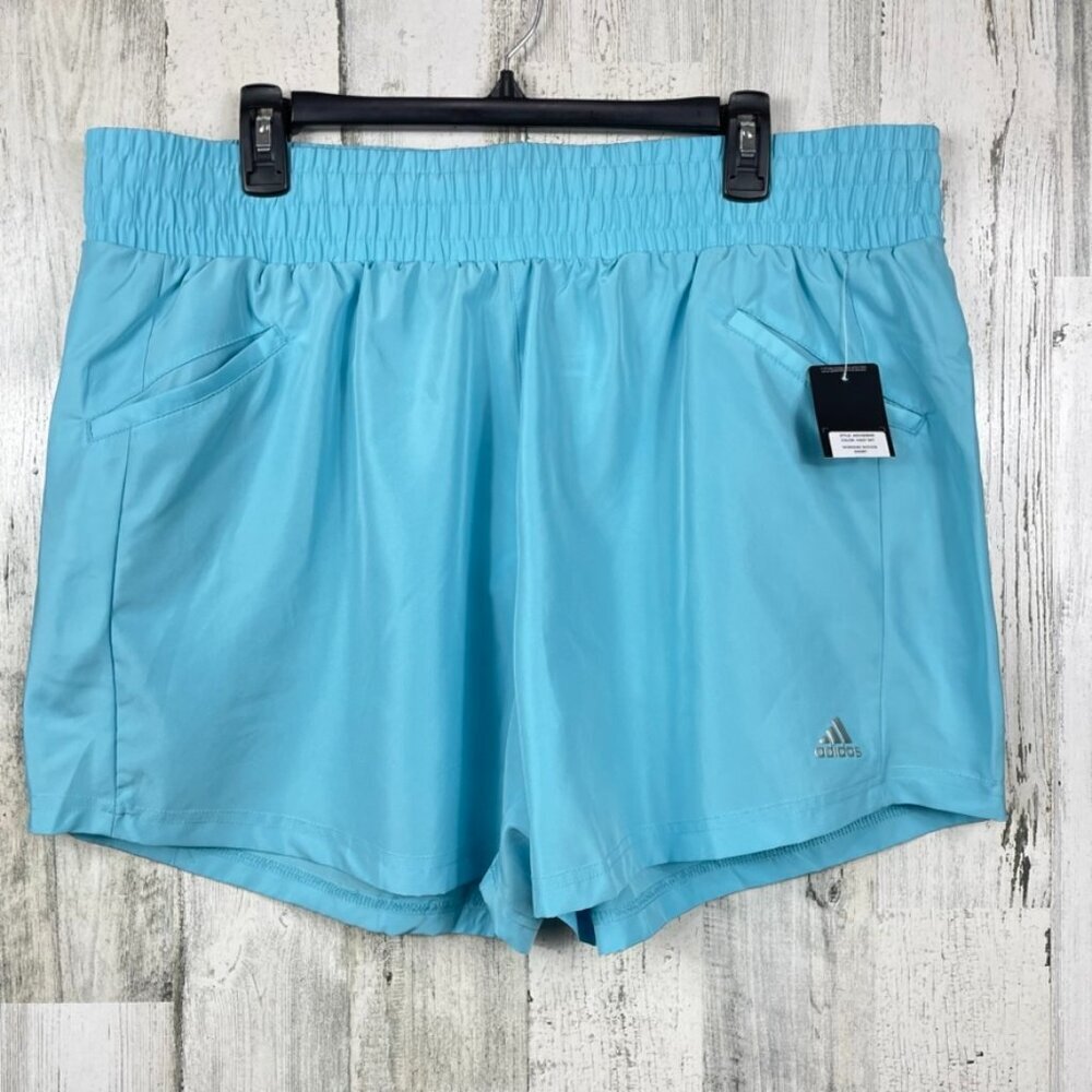 adidas golf shorts NWT blue Hazy Sky size XL activewear sporty quick dry workout